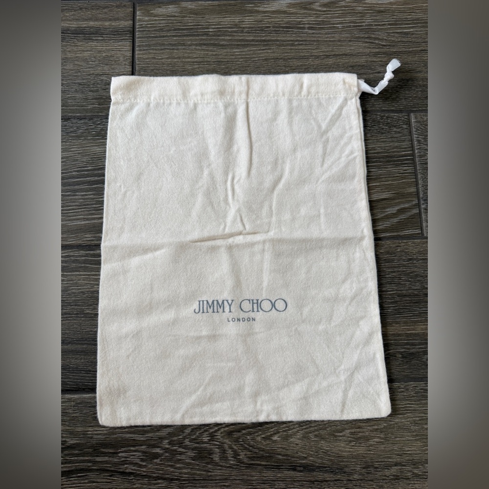 Jimmy Choo Cream Logo Dust Bag